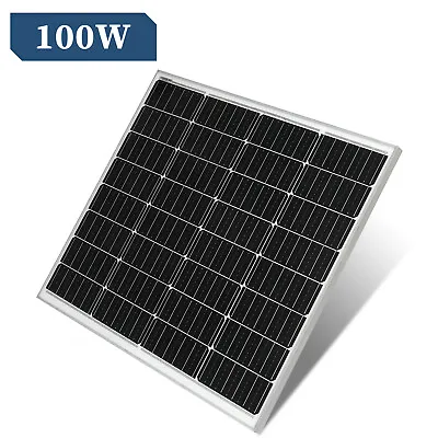 100W Watt 18Volt Mono Solar Pane For Battery Charger RV Boat Caravan Camper • £40.99