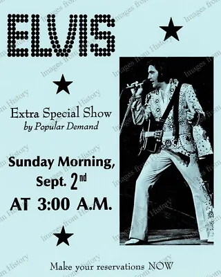 8x10 Print Elvis Presley Concert Las Vegas Hilton 1973 #CHA • $14.99