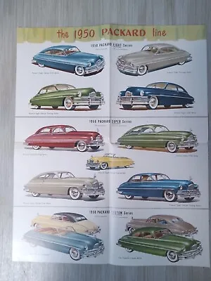 1950 Packard ULTRAMATIC Brochure / Poster: CUSTOM SUPER. 8 Convertible Eight • $7.99