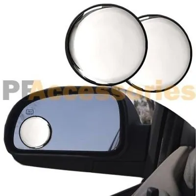 2 Pcs Universal 2  Wide Angle Convex Rear Side View Blind Spot Mirror For Car • $7.39