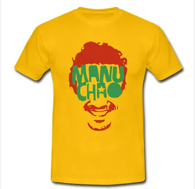 Manu Chao Mano Negra T-shirt Cotton Yellow Dtg Tee • $24