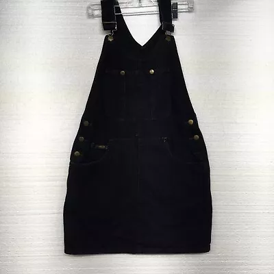 Marithe Francois Girbaud Womens Suspender Mini Black Skirt S Small • $64.95