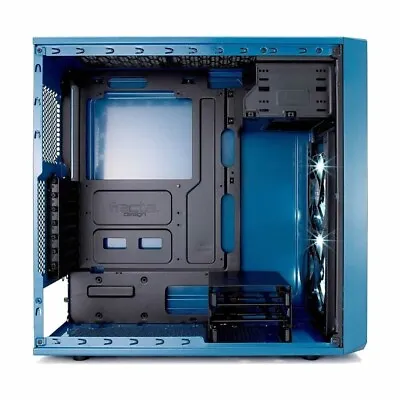 Fractal Design Focus G Mid Tower Gaming PC Computer Case ATX 2x LED Fans - Blue • £69.90