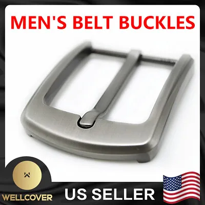 40mm Zinc Alloy Metal Pin Single Belt Buckle For Men Leather Belt Waist Strap • $5.21