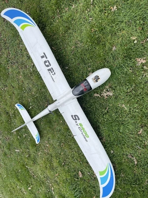 £85 • Buy 2.4m 7ft Powered Glider RC Remote Control Model Aeroplane Aircraft Electric