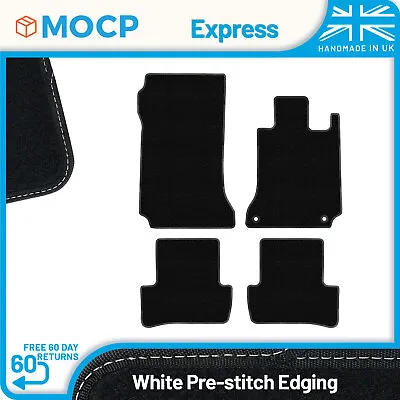 Express With White Pre-Stitch Trim Car Mats To Fit Mercedes C-Class W204 Salo... • $29.12