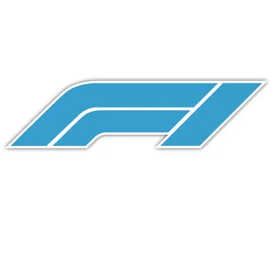 Formula One FIA F1 Racing Bolid Logo Vinyl Sticker Decal Car Truck Window Blue • $6.49