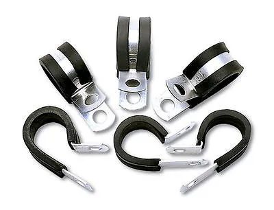 3/8  -6AN Fuel Line Clamps EPDM Rubber Cushion Clamp 10 Pk  • $13.45