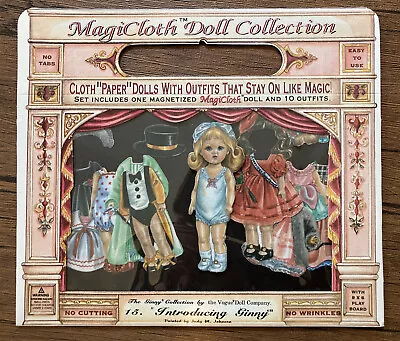 Vintage Magicloth Doll Collection  GINNY  Vogue 1995 Magnetic Paper Cloth USA • $19.99