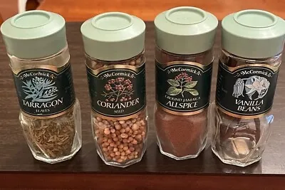 McCormick  Spice Jars Green Lid Kitchen Decor YOUR CHOICE • $9.99