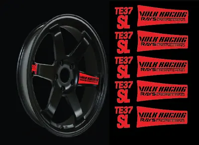 JDM RAYs VOLK Racing TE37SL Wheel 20 Sticker Decal Drift • $10.99