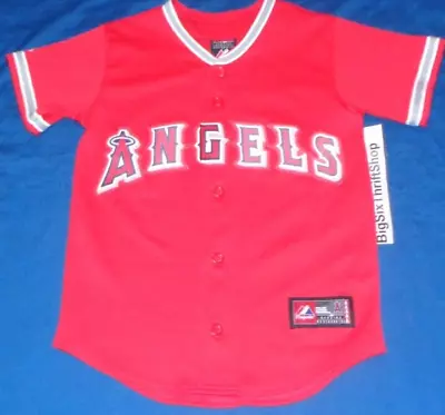 Vladimir Guerrero Anaheim Angels Majestic Baseball Jersey Boys Child Size Small • $35