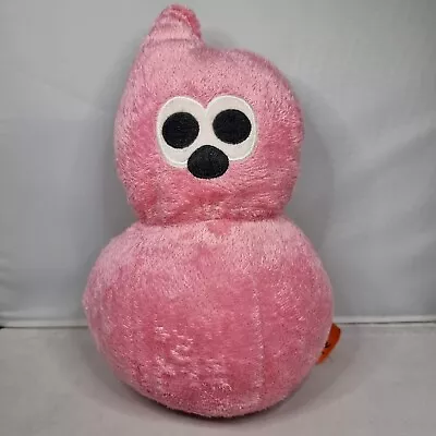 Rare EDF Energy - Zingy Flame - Large Pink Soft Plush Stuffed Toy Teddy Beanie • £24.99