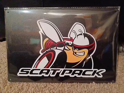 Dodge Metal Sign  Scat Pack  New SEALED!  • $13.95