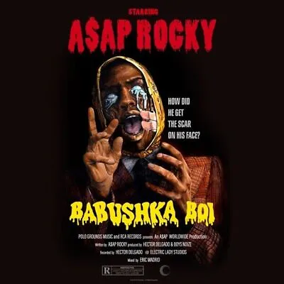 558705 A$AP Rocky “Babushka Boi” Album HD Cover Art 16x12 WALL PRINT POSTER • £13.25