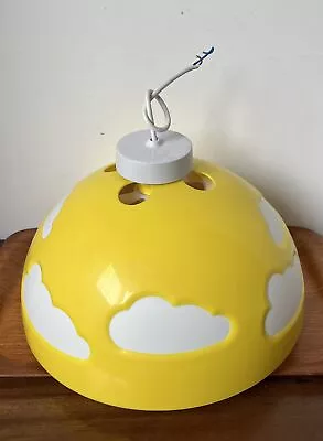 Ikea Skojig Yellow Cloud Children’s Ceiling Light Pendant • £15
