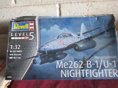  Revell #04995 1/32 Mess Me262 B-1/U-1 Night Flyer Military Airplane Model Kit • $45.99