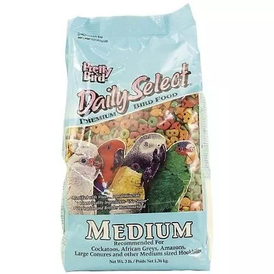 £18.99 • Buy Pretty Bird Medium Daily Select Premium Parrot Biscuit Food African Grey 1.36kg 