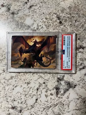 2023 MTG Lord Of The Rings Art Series Witch King #34 PSA 10 GEM MINT • $55