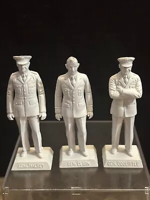General Clark Doolittle Admiral Halsey Marx Vintage 1950s White Plastic Minty! • $59.99