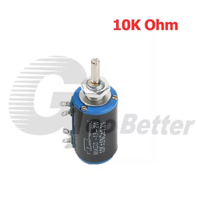 WXD3-13-2W 10 Turn Potentiometer Wirewound Variable Precision Multi-Turn-POT • $2.79