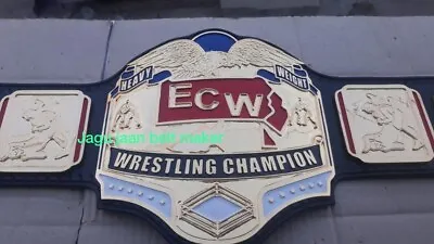 ECW Heavyweight Wrestling Championship Belt Adult Zinc Plates 4mm • $295