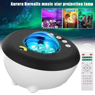 £27.99 • Buy Aurora Galaxy Projector Star Cloud Night Light Lamp Music USB Smart App Control