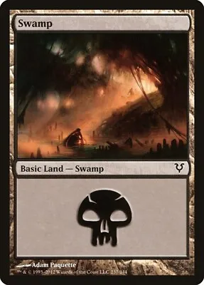 NM FOIL Swamp (237) Basic Land Avacyn Restored MTG Magic • $1.49