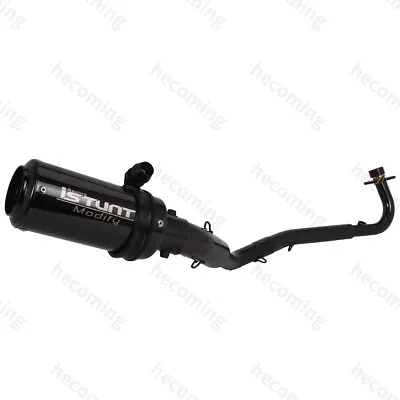 Full Motorcycle Exhaust System Slip On For Kawasaki Z125 PRO Z125 2013-2024 • $96.78