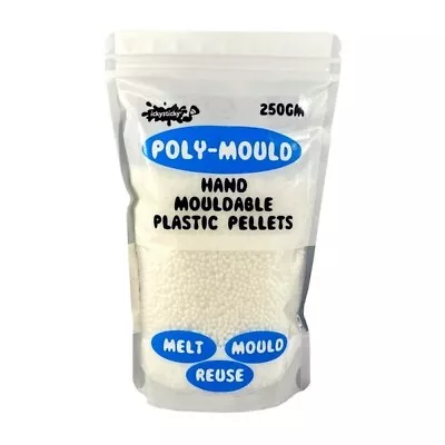 ICKYSTICKY POLY-MOULD 250GM Mouldable Plastic Pellets Thermoplastic Plastimake • $21