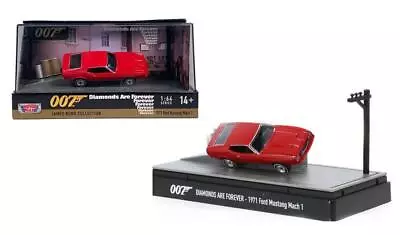 1:64 James Bond Diorama -- 1971 Ford Mustang  Diamonds Are Forever  -- Motormax • $29.99