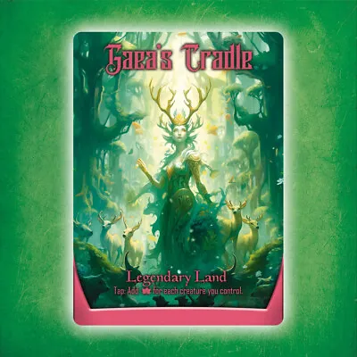 Gaea's Cradle [Alternative Custom Art] Showcase Card • $10.22