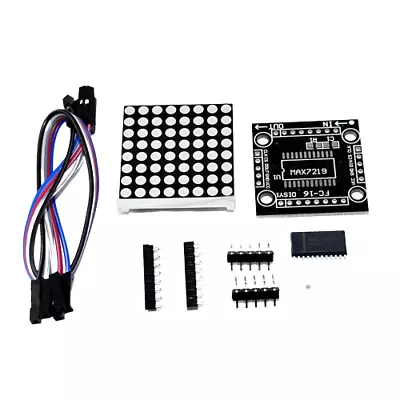 £5.07 • Buy MAX7219 8X8 Red Dot Matrix Display Module Kit For Arduino Raspberry Pi And More