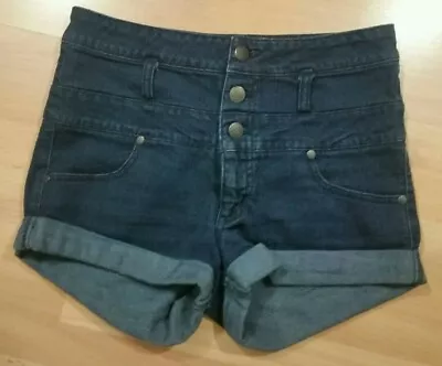 Mossimo Supply Co Since 1987 Women's Short Shorts Super Stretch Sz7 EUC C40 • $9.90