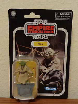 Hasbro Star Wars Yoda On ESB Card VC218 Vintage Collection 3.75  Figure • $19.95