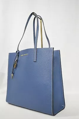 MARC By Marc Jacobs M0012669 The Grind East/West Leather Shopper Tote In Blue • $319