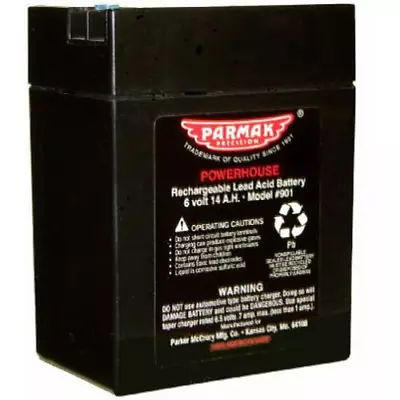 Parmak 901 6-Volt Gel Cell Battery For Solar Powered Electric Fences • $61.28