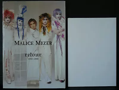 JAPAN Malice Mizer Photo Book  Retour  1992-1998 With Poster • $151.06