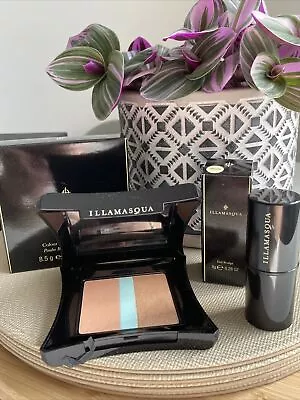 Illamasqua Duo Colour Correcting Bronzer In Light 8.5g & Gel Sculpt Silhouette • £5