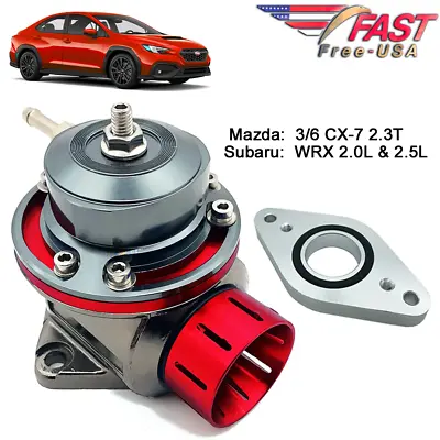 FV 40mm Blow Off Valve RED With Adapter For Subaru WRX 08-22 MAZDA 36CX-7 0 • $61.91