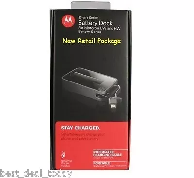 OEM Motorola HW4X Spare Battery+External Dock Charger For Atrix 2 MB865 HW-4X • $53.45