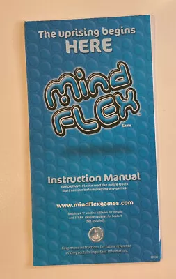 Mindflex Mind Control Replacement INSTRUCTIONS Game Manual Mattel 2009 Mind Flex • $13.95