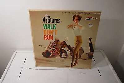 The Ventures Walk Don't Run First Cover LP VINYL ALBUM SURF • $42