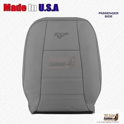 1999 - 2004 Ford Mustang V6 Passenger Top Genuine Leather Replacement Cover Gray • $165.77