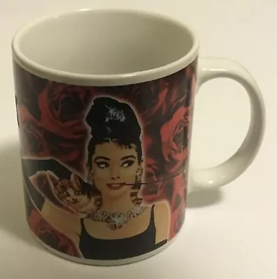 Audrey Hepburn Mug Breakfast At Tiffany’s Roses Coffee Tea Cup • $14.99
