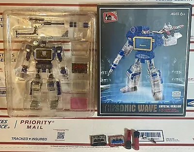 THF Toy Sonic Wave Crystal Clear MP 13 Masterpiece BONUS CASSETTES • $85