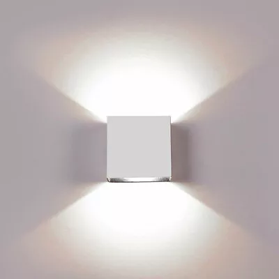 Modern 6W LED Wall Lights Up Down Cube Sconce Lighting Fixture Lamp Indoor Home • $8.59