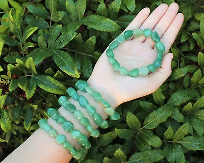 $7.65 • Buy Tumbled Gemstone Bracelets: BUY 3 GET 1 FREE! (Stretch Crystal Nugget Bracelets)