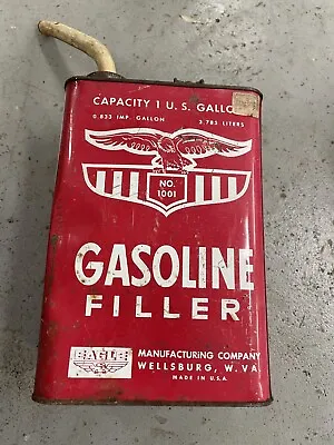 (2) 1 Gal Cans - Vintage Huffy Eagle One Gallon Gas Can • $29.95