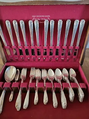 Vintage 1847 Rogers Bros Daffodil Silverware Set • $900